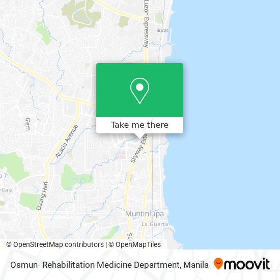 Osmun- Rehabilitation Medicine Department map