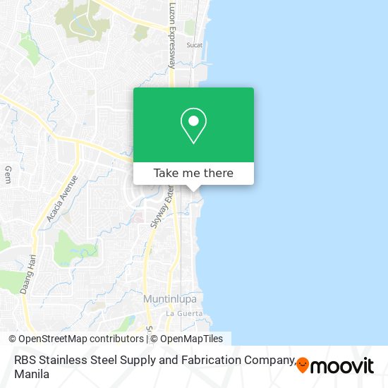 RBS Stainless Steel Supply and Fabrication Company map
