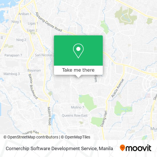 Cornerchip Software Development Service map