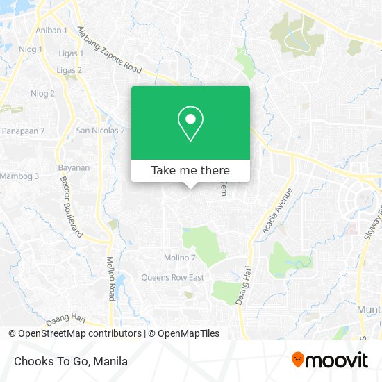 Chooks To Go map