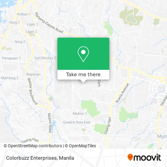 Colorbuzz Enterprises map