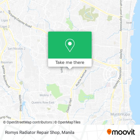 Romys Radiator Repair Shop map