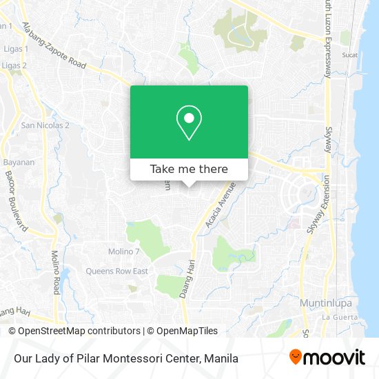 Our Lady of Pilar Montessori Center map
