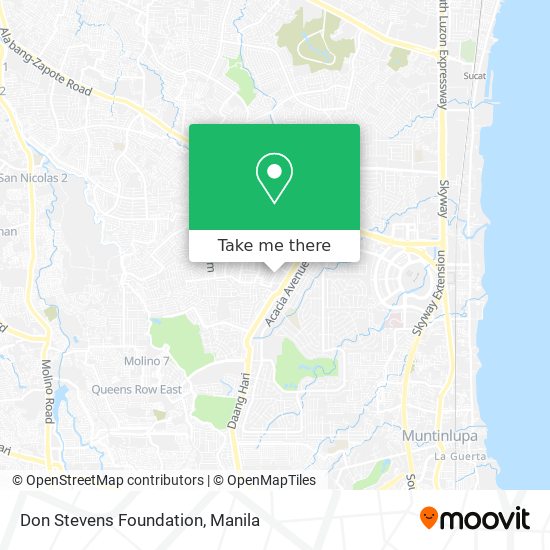 Don Stevens Foundation map