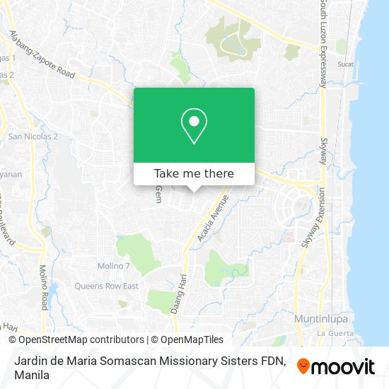 Jardin de Maria Somascan Missionary Sisters FDN map