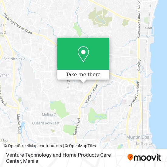 Venture Technology and Home Products Care Center map