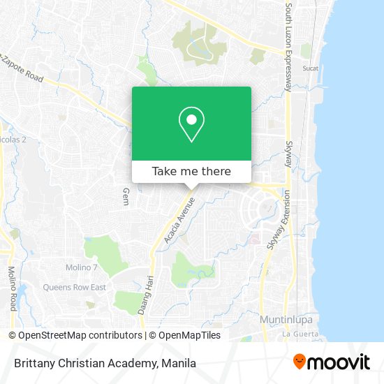 Brittany Christian Academy map