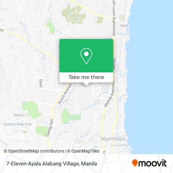 7-Eleven-Ayala Alabang Village map