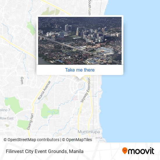 Filinvest City Event Grounds map