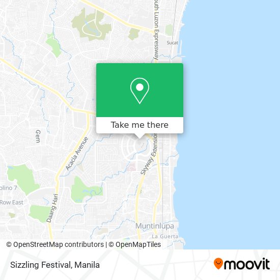 Sizzling Festival map