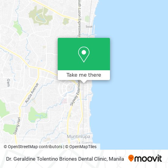 Dr. Geraldine Tolentino Briones Dental Clinic map