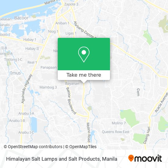 Himalayan Salt Lamps and Salt Products map