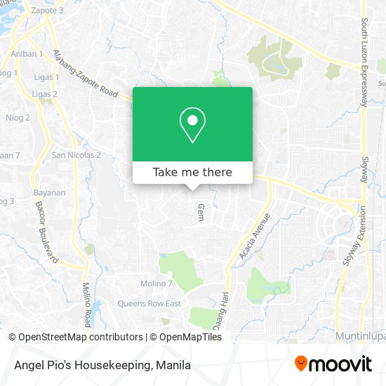 Angel Pio's Housekeeping map