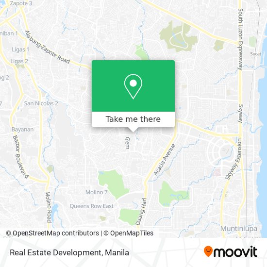 Real Estate Development map