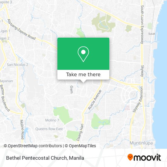 Bethel Pentecostal Church map