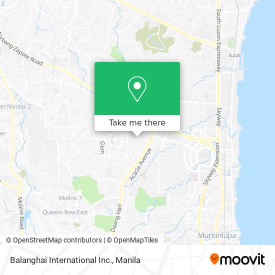 Balanghai International Inc. map