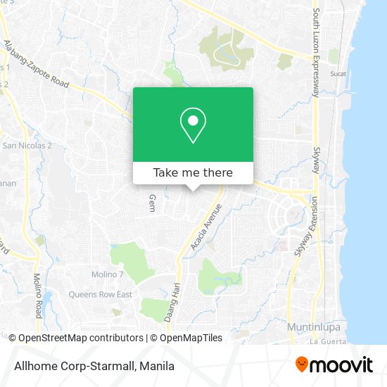 Allhome Corp-Starmall map