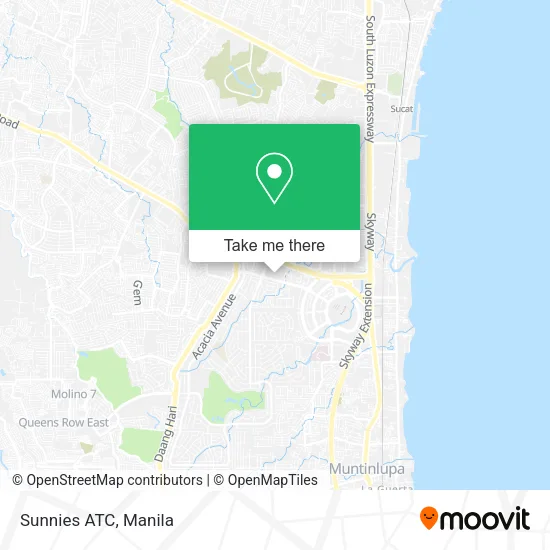 Sunnies ATC map