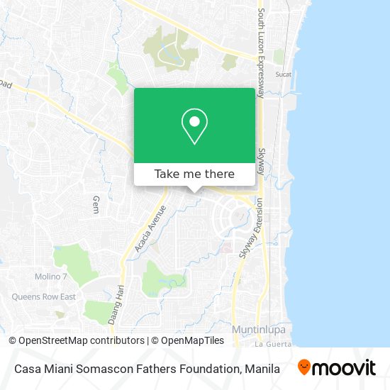 Casa Miani Somascon Fathers Foundation map