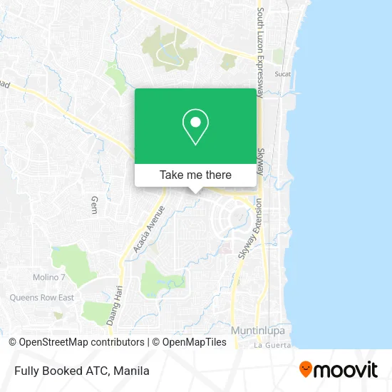 Fully Booked ATC map