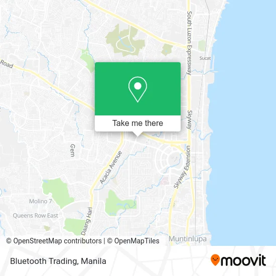 Bluetooth Trading map