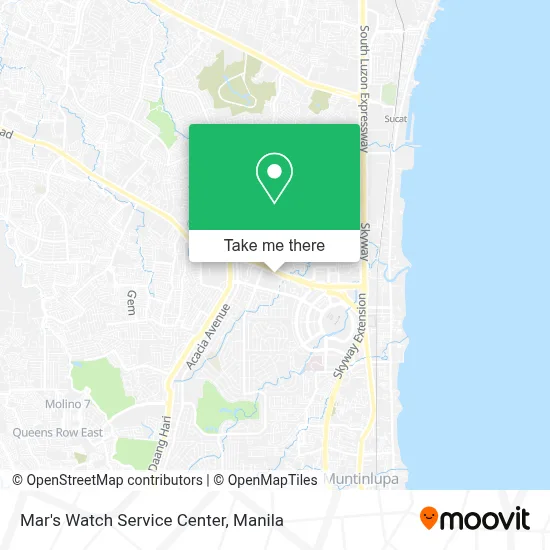 Mar's Watch Service Center map