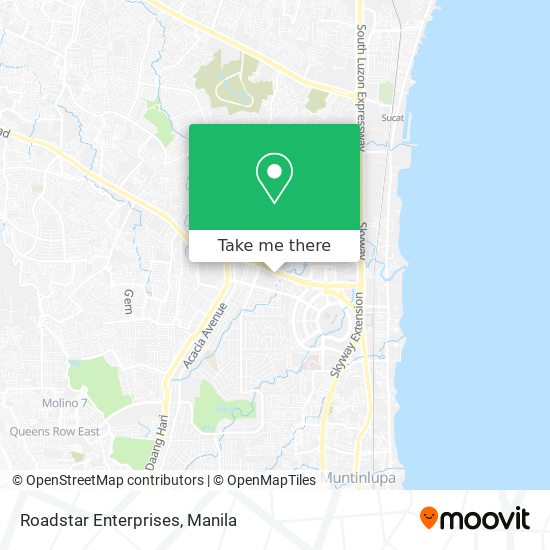 Roadstar Enterprises map