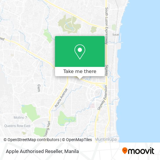 Apple Authorised Reseller map