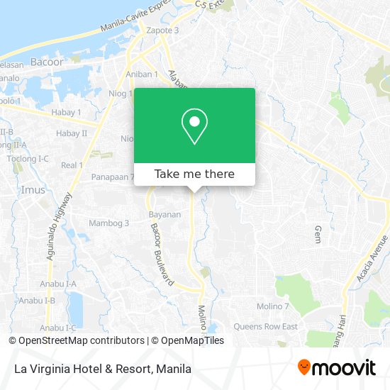 La Virginia Hotel & Resort map
