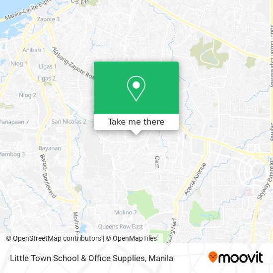 Little Town School & Office Supplies map