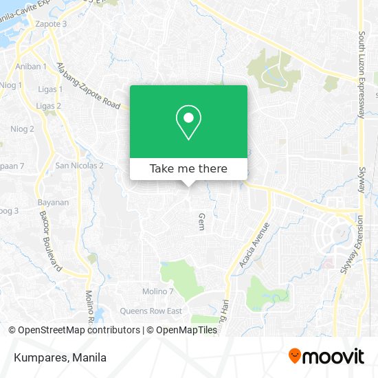 Kumpares map