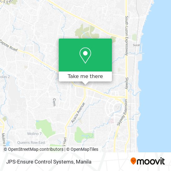 JPS-Ensure Control Systems map