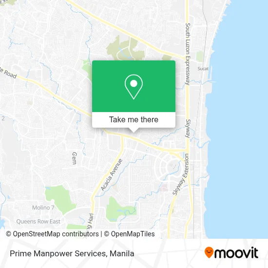 Prime Manpower Services map