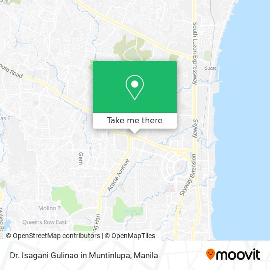 Dr. Isagani Gulinao in Muntinlupa map