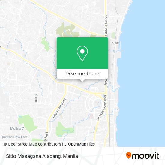 Sitio Masagana Alabang map
