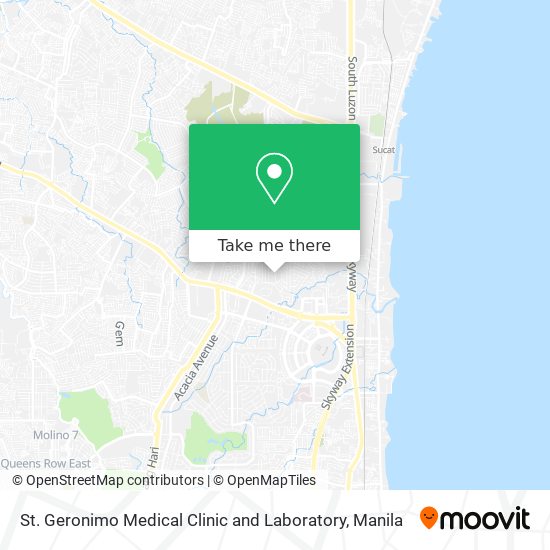 St. Geronimo Medical Clinic and Laboratory map