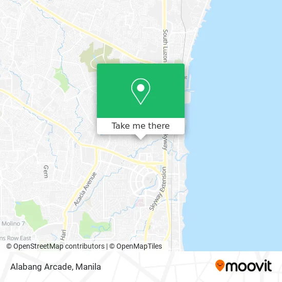 Alabang Arcade map