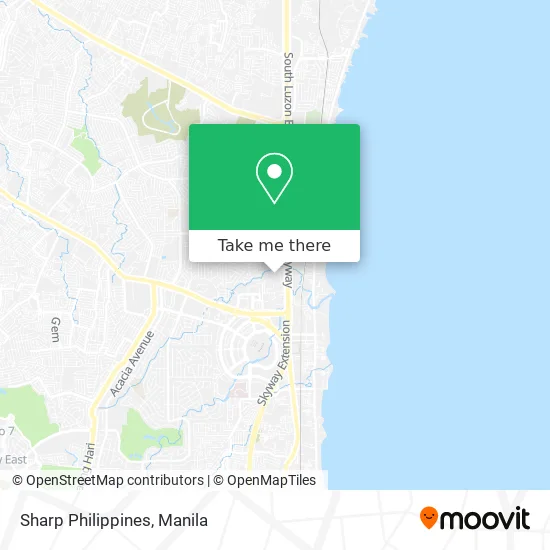 Sharp Philippines map