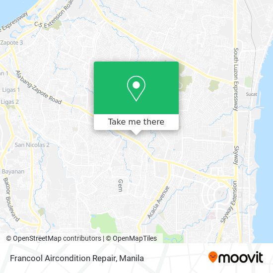 Francool Aircondition Repair map
