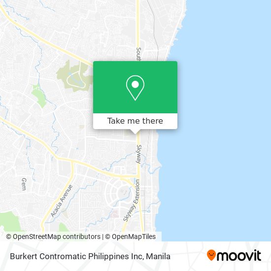 Burkert Contromatic Philippines Inc map