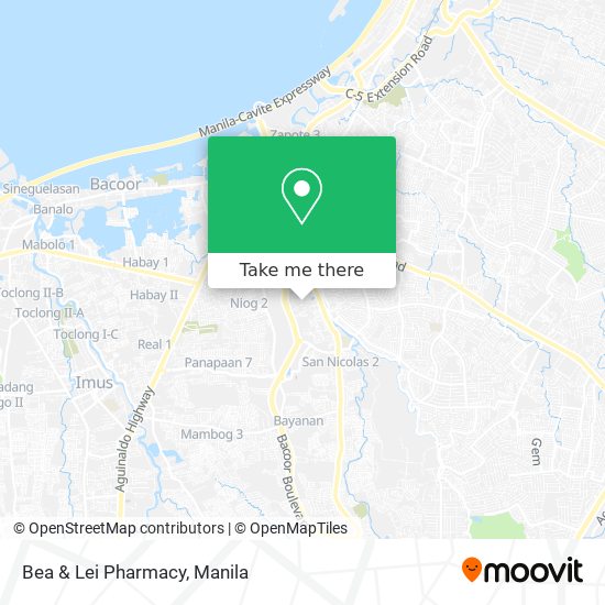 Bea & Lei Pharmacy map