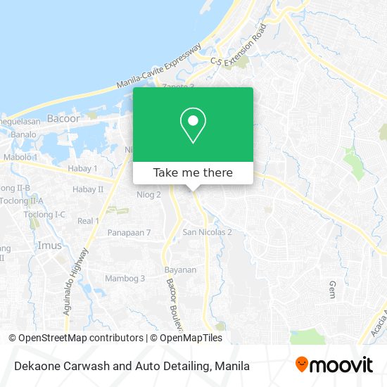 Dekaone Carwash and Auto Detailing map