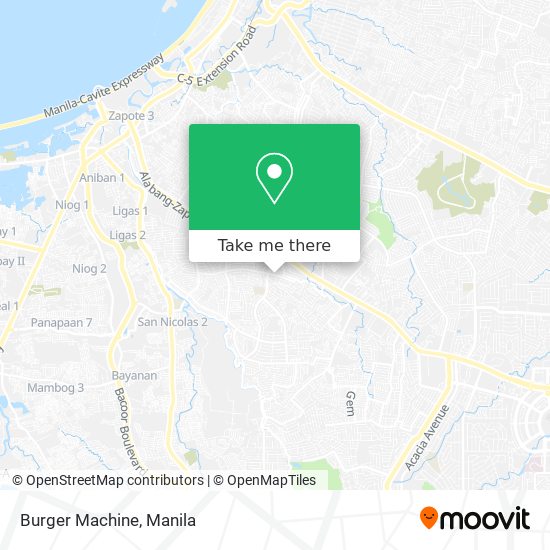 Burger Machine map