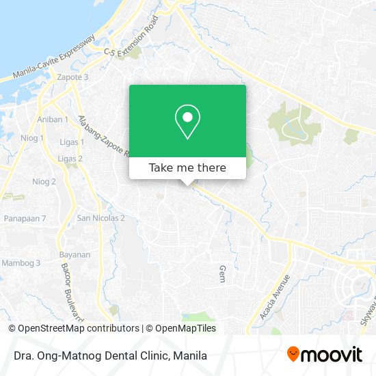 Dra. Ong-Matnog Dental Clinic map