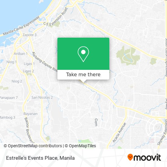Estrelle's Events Place map
