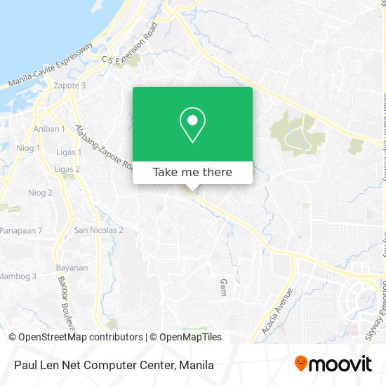 Paul Len Net Computer Center map