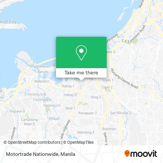 Motortrade Nationwide map