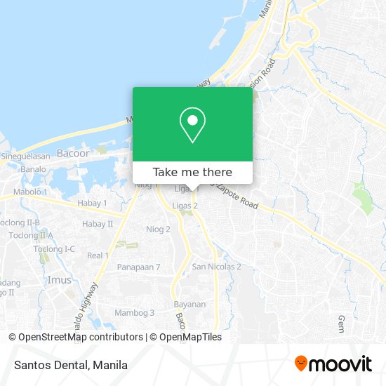 Santos Dental map