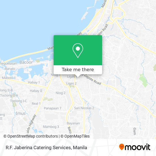 R.F. Jaberina Catering Services map
