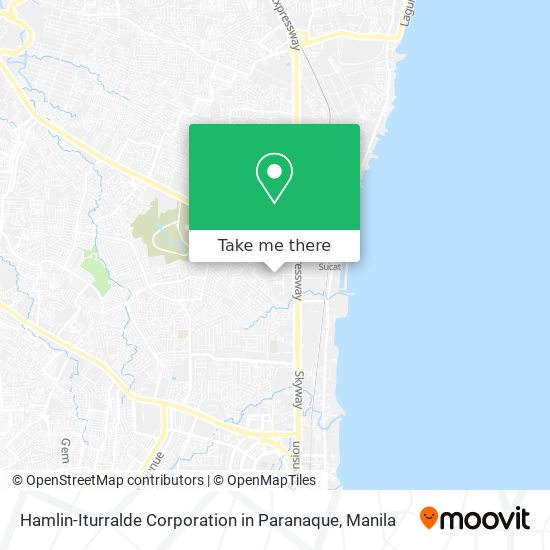 Hamlin-Iturralde Corporation in Paranaque map